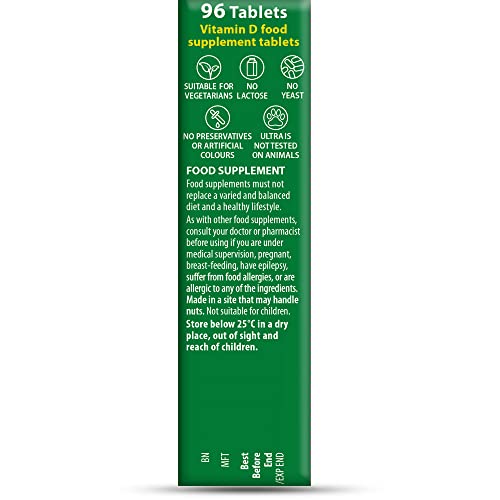 Vitabiotics Ultra Vitamin D Tablets 2000IU Extra Strength - 96 Count ( Pack of 1) Vitabiotics Ultra uk supplements