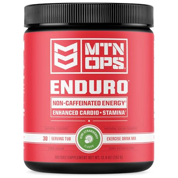 MTN OPS Enduro Nitric Oxide Supplement & Stim-Free Pre Workout - 30 Servings MTN OPS uk supplements