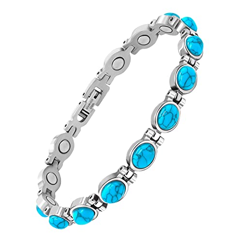 JEROOT Magnetic Bracelets for Women, Magnetic Bracelets with 3500 Gauss Exquisite JEROOT uk supplements
