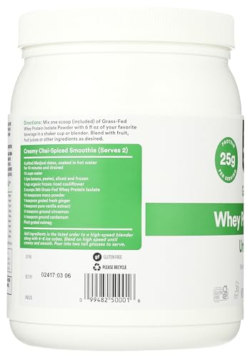 365 by Whole Foods Market, Unflavored Whey Protein Isolate, 15.1 Ounce 365 by Whole Foods Market uk supplements