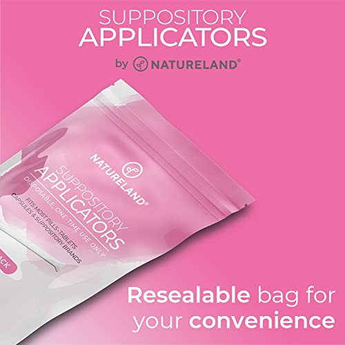 Natureland [20/40 Pack Vaginal Suppository Applicators for Women,Soft Tip Auxiliary Tool for Pills Natureland uk supplements