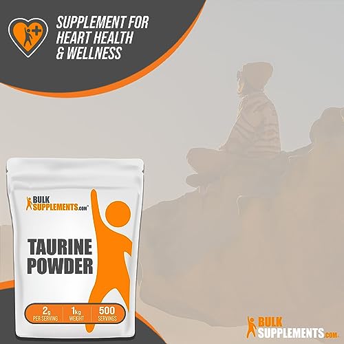 BULKSUPPLEMENTS.COM Taurine Powder - Taurine Supplement, Taurine 2000mg BULKSUPPLEMENTS.COM uk supplements
