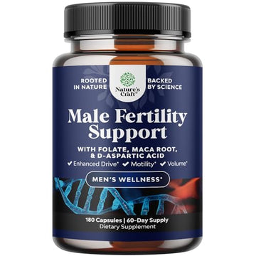 Prenatal Multivitamin Male Fertility Supplement 180ct - Mens Fertility Supplement Natures Craft uk supplements