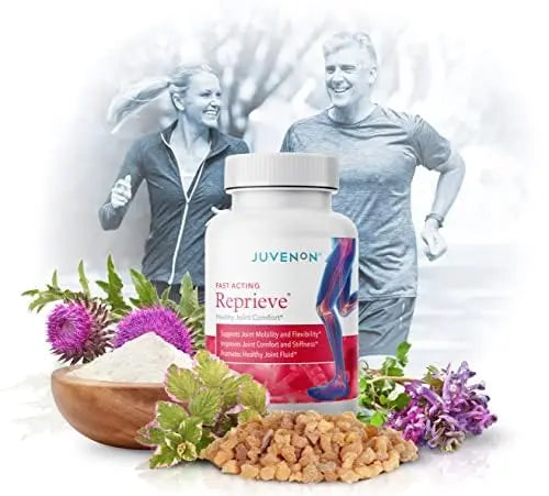Juvenon Reprieve Capsules (60 Capsules) - Fast-Acting, Joint Comfort Supplement and Effective Joint Support Solution, Research Verified Juvenon uk supplements