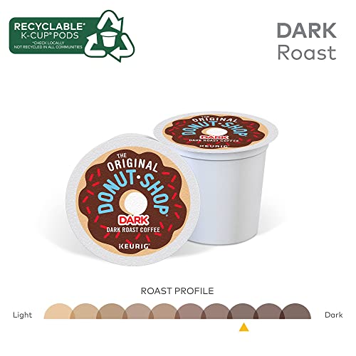 The Original Donut Shop Dark Coffee, Keurig Single-Serve K-Cup Pods, Dark Roast, 96 Ct The Original Donut Shop uk supplements