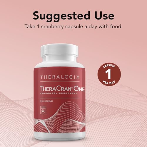 Theralogix TheraCran One Cranberry Capsules - 90-Day Supply - Cranberry Supplement Theralogix uk supplements