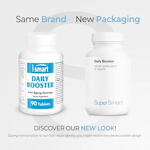 Supersmart Daily Booster (Advanced Formula) - with PQQ, OPCs, Quercetin, Acetyl L-Carnitine, R-Lipoic Acid - Boost for Multivitamin Supplement Supersmart uk supplements