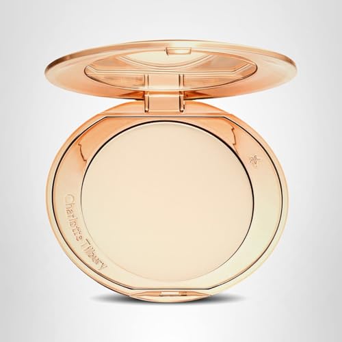 Charlotte Tilbury Airbrush Flawless Finish Setting Powder - Pore-Blurring Pressed Powder for Face Makeup to Minimize Shine with a Soft-Focus Finish - 1 Fair Charlotte Tilbury uk supplements