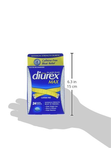 Diurex Max Water Pills - Maximum Strength Caffeine Free Diuretic - Relieve Water Bloat - 24 Count Diurex uk supplements
