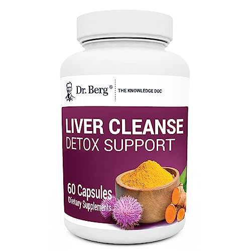 Dr. Berg Liver Cleanse Detox Capsules w/Unique Blend of Milk Thistle, Ox Bile & Folate Dr. Berg Nutritionals uk supplements