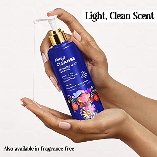 Always Cleanse Feminine Intimate Wash For Women, Ph Balanced For Skin, Lightly Scented Always uk supplements