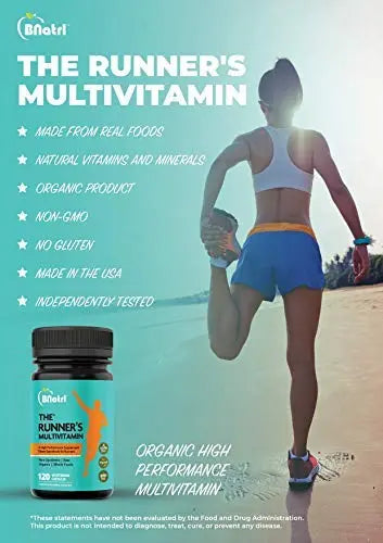 The Runner's Multivitamin-Organic High Performance Multivitamin Made Specifically for Runners, 2 Months Supply The Runner's Multivitamin uk supplements