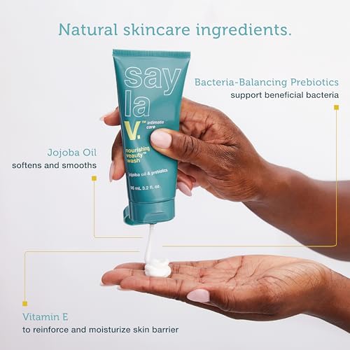 SAY LA V. Nourishing Veauty Feminine Wash, Intimate Vulva Hygiene with Prebiotics, Jojoba, Vitamin E SAY LA V uk supplements