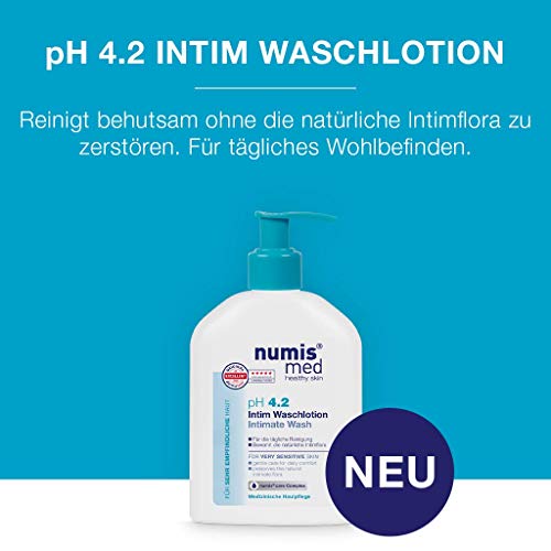 Numis Med Intimate Wash pH 4.2, Skin-Soothing pH Balance Feminine Wash for Every Woman Numis Med uk supplements