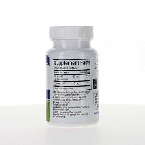 Prevagen Regular Strength - 30 Capsules (1 Month Supply) | Formulated for Your Brain | 10mg of Apoaequorin Plus Vitamin D3 Prevagen uk supplements