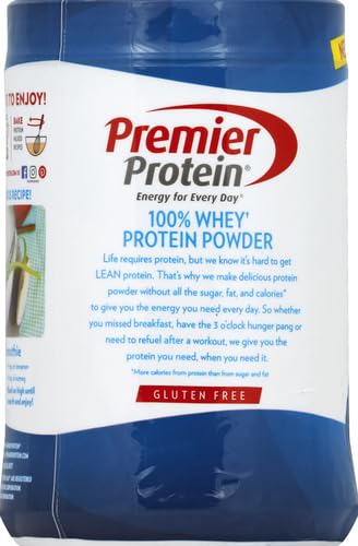 Premier Protein Powder, Vanilla Milkshake, 30g Protein, 1g Sugar, 100% Whey Protein Premier Protein uk supplements