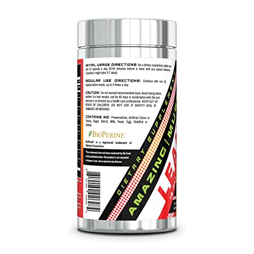 Amazing Muscle Lean 10 Burner - 90 Capsules - 30 Servings - Helps to Preserve Muscle Amazing Nutrition uk supplements