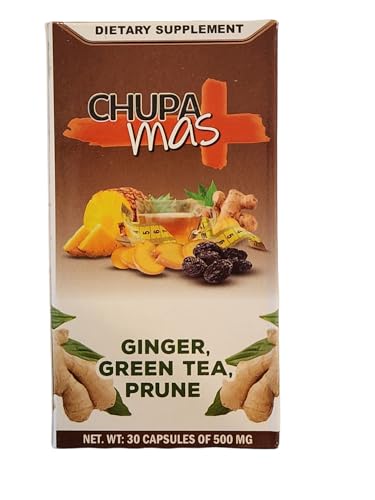 Lenico Comercializadora ChupaMas 60 Capsules Ginger, Green Tea, Prune, Artichoke Lenico Comercializadora uk supplements