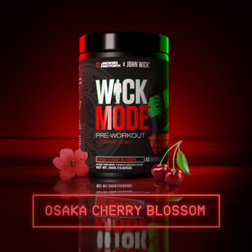 Jacked Factory X John Wick - Wick Mode Pre Workout Powder - Intense Energy, Battle-Rea Jacked Factory uk supplements