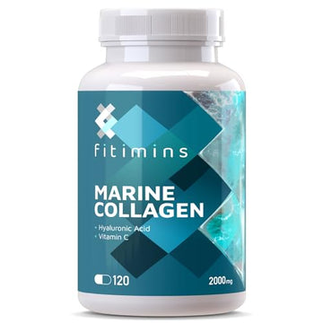 Fitimins Marine Collagen Capsules, 2000mg with Hyaluronic Acid & Vitamin C Fitimins uk supplements