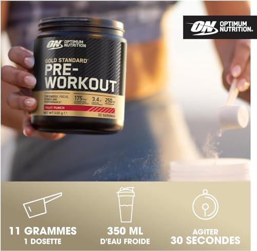 Optimum Nutrition Gold Standard Pre Workout Powder, Energy Drink with Creatine Optimum Nutrition uk supplements
