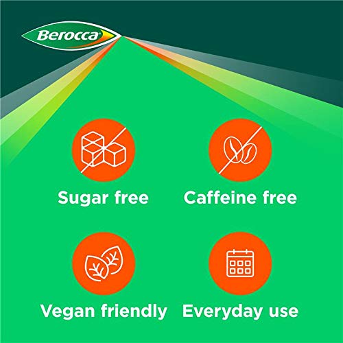 Berocca Vitamin C Effervescent Tablets, with Magnesium, Vitamin B12 and Vitamin B Berocca uk supplements