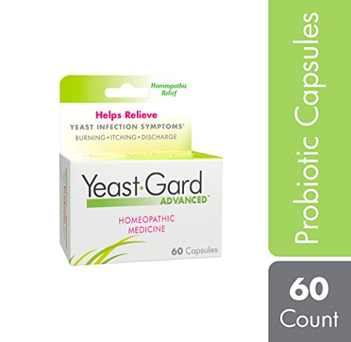 YeastGard Advanced Homeopathic Remedy Capsules - 60 count Bottle Yeast-Gard uk supplements