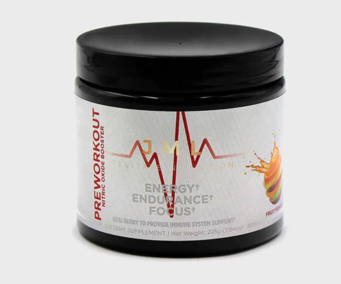 JML PreWorkout Includes GOGI Berry JML LEVITATE NUTRITION uk supplements