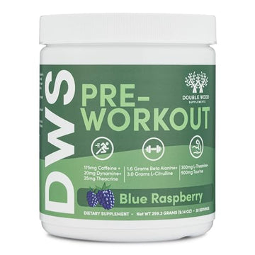Pre Workout Powder for Men & Women (30 Servings of Caffeine, Beta Alanine, L-Citrulline Double Wood Supplements uk supplements