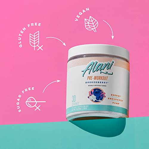 Alani Nu Breezeberry Pre Workout and BCAA Hawaiian Shaved Ice Post Workout Powder Alani Nu uk supplements