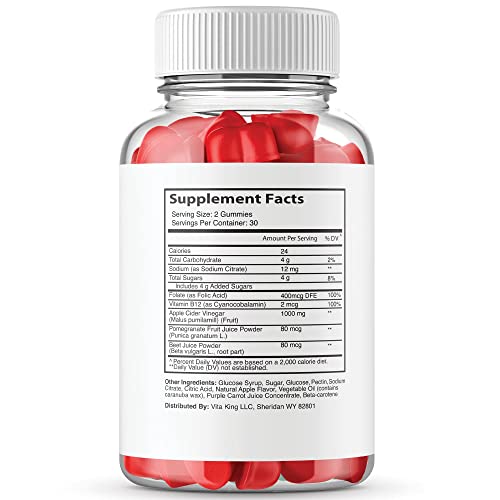 (Official) Slimming Gummies with Apple Cider Vinegar It Works for ACV - Gut Health Vitaking uk supplements