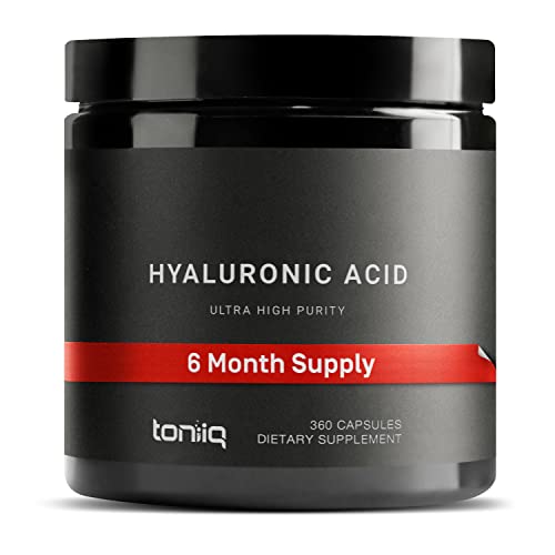 Toniiq Ultra High Purity Hyaluronic Acid Supplements - 95%+ Highly Purified and Bioavailab Toniiq uk supplements