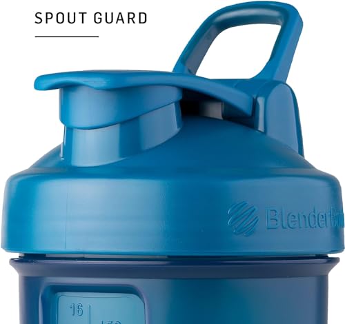 BlenderBottle Shaker Bottle with Pill Organizer and Storage for Protein Powder, Classic V2 ProStak System Blender Bottle uk supplements