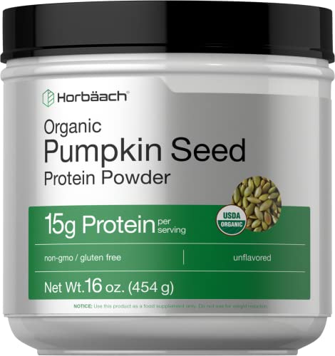 Pumpkin Seed Protein Powder Organic | 16 oz | Vegetarian, Gluten Free, and Non-GMO Horbäach uk supplements