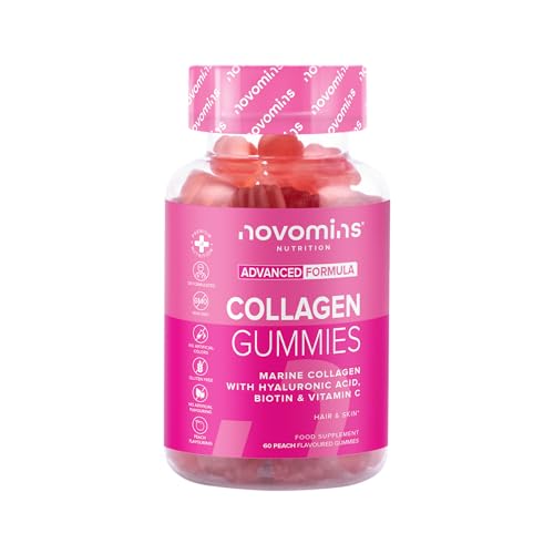 Novomins Collagen Gummies - Marine Collagen Gummies - Superior Type 1 Hydrolysed Collagen novomins uk supplements