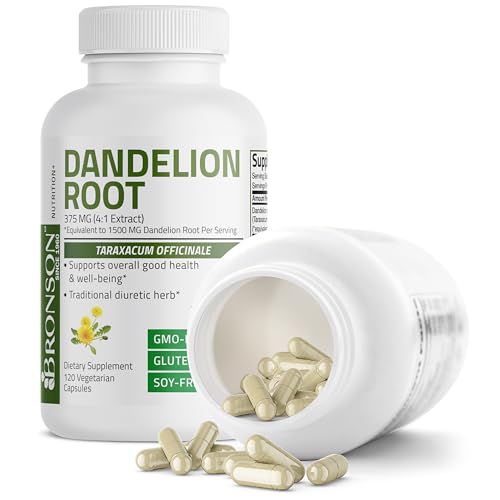 Bronson Dandelion Root High Potency Supplement, Supports Overall Good Health & Well Bronson uk supplements