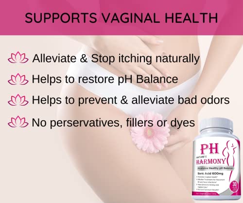 N'More Harmony 600MG Vaginal Suppositories Yeast Infection + 1 Suppository Applicator BV N'More uk supplements