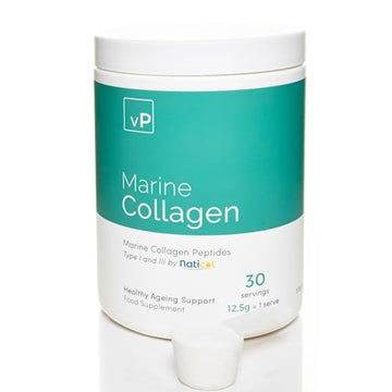Marine Collagen 375g - 12.5g x 30 Servings - Naticol® Type 1 and 3 - Vitality Pro Hydrolysed Collagen vP Vitality Pro uk supplements