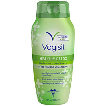 Vagisil Feminine Wash for Intimate Area Hygiene, Healthy Detox, All Over Body Wash Vagisil uk supplements