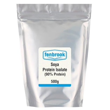 SOYA Protein Isolate (90% Protein) 500g by Fenbrook, Unflavoured, Vegan Protein Shake Fenbrook uk supplements