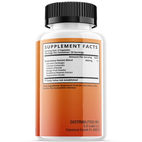 (3 Pack) Keto GT Weight Manaement Pills Advanced Formula Pastillas dr Tablets 800mg S.O Labs uk supplements