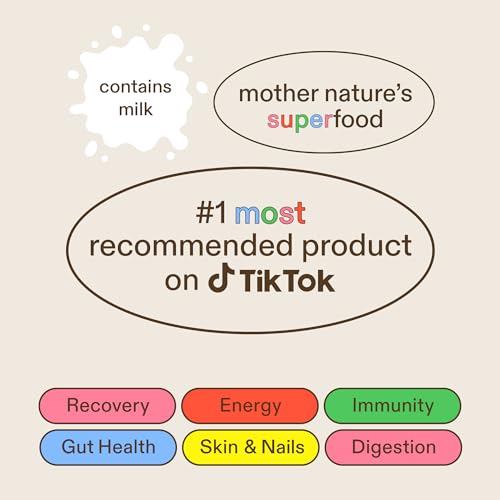 Colostrum Supplement for Gut Health, Hair Growth, Beauty and Immune Support Miracle Moo uk supplements