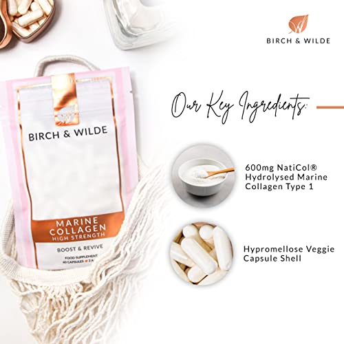 Birch & Wilde Marine Collagen Peptides for Beautiful Skin & Hair and Stronger Bones & Joints BIRCH & WILDE uk supplements