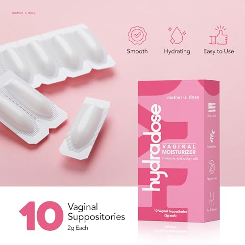 Mother's Dose Hyaluronic Acid Suppository HydraDose- Hormone Free Moisturizer MOTHER·S DOSE uk supplements
