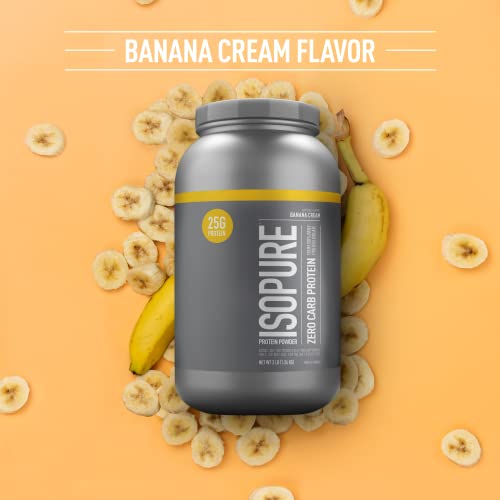 Isopure Protein Powder, Zero Carb Whey Isolate with Vitamin C & Zinc for Immune Support Isopure uk supplements