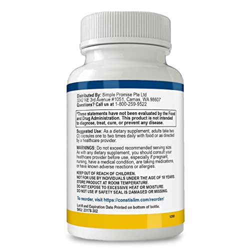 Simple Promise - Consti-Slim - Natural Digestion and Weight Support Simple Promise uk supplements