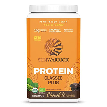 Sunwarrior Classic Plus (750g) Chocolate, 1 Units Sunwarrior uk supplements