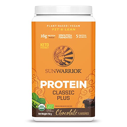 Sunwarrior Classic Plus (750g) Chocolate, 1 Units Sunwarrior uk supplements