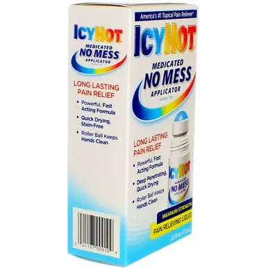 Icy Hot Medicated No Mess Applicator Max-Strength 2.5 Ounce (73ml) (6 Pack) Icy Hot uk supplements