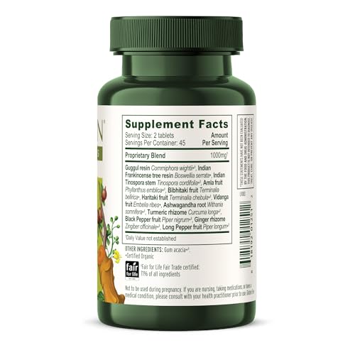 Banyan Botanicals Organic Joint Support–Advanced Mobility & Flexibility Supplement with Boswellia,Guggulu Resin & Turmeric–Natural Lubrication for Cartilage, Bones & Muscles-90 Tablets-USDA Organic Banyan Botanicals uk supplements